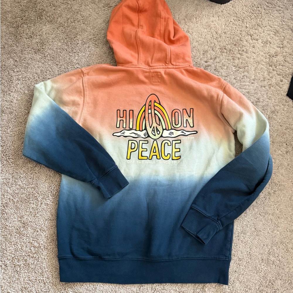 Vans “Hi On Peace” Ombré Hoodie